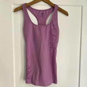 Like New! Lavender Tank top with built in bra